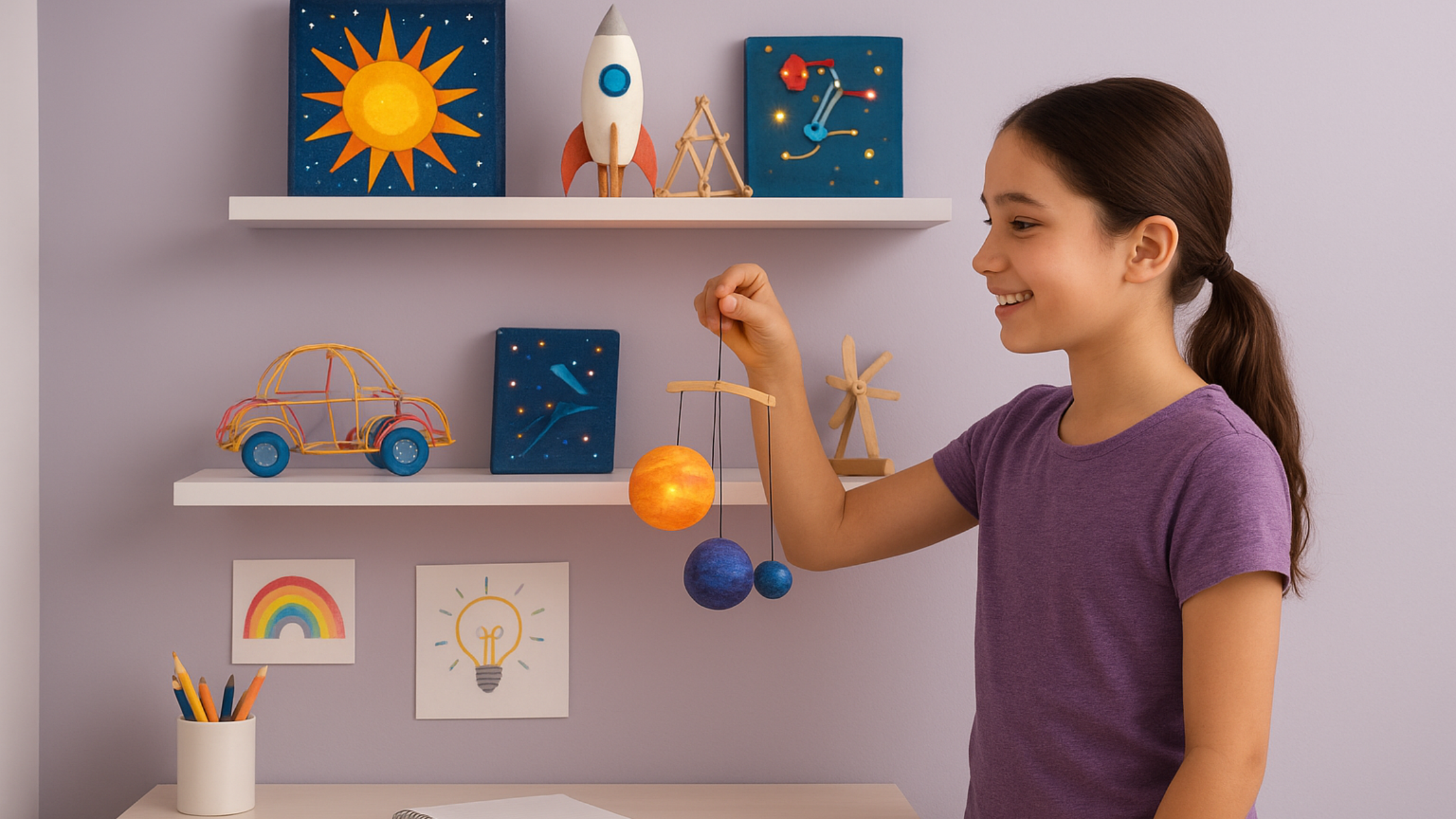 How Displaying Kids’ Projects Boosts Their Motivation to Learn STEM